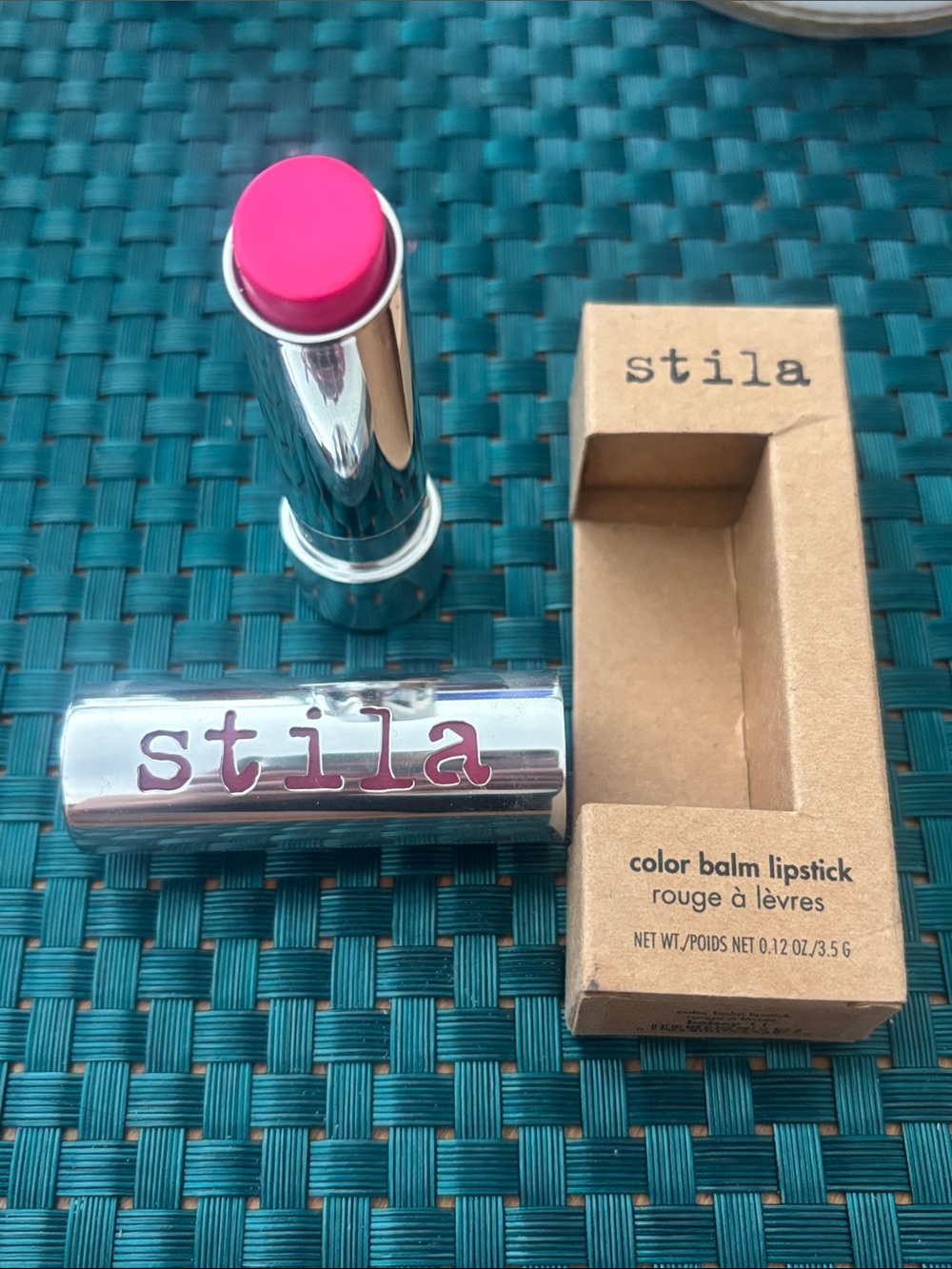 Stila- Color Balm Lipstick “Betsey” fuschia NWT